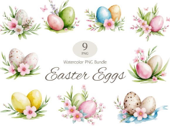 Download Easter Egg Clipart Bundle PNGs - Png Collection