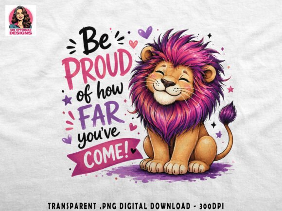 Download Be Proud Lion Cub PNG | Cute Design - Png Collection