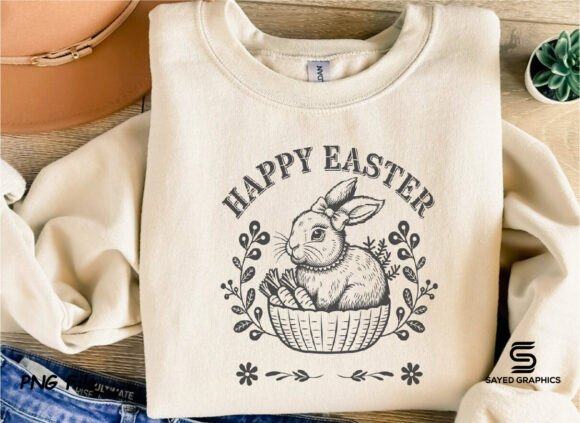 Download Easter Wreath Png Rabbit Bunny Spring - Png Collection