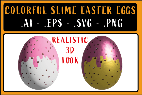 Download Easter Egg Colorful Slime Bunny Svg Png - Png Collection