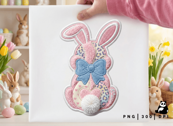 Download Faux Crochet Easter Bunny Png - Png Collection