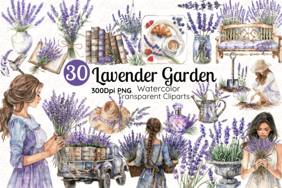Download Watercolor Lavender Clipart Lavender PNG - Png Collection