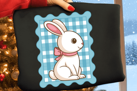 Download Cute Cottage Bunny Easter PNG Clipart De - Png Collection