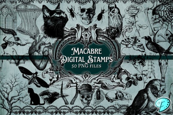 Download Macabre Digi Stamps Transparent PNGs - Png Collection