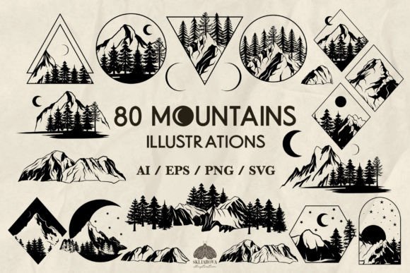 Download Mountains Svg Png Eps - Png Collection