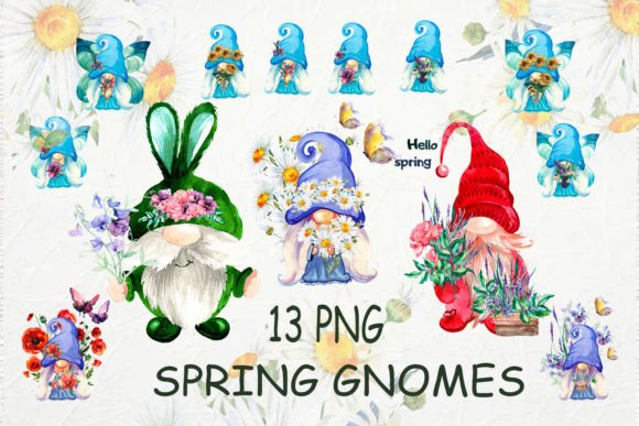 Download Spring Gnome PNG Easter Clipart - Png Collection