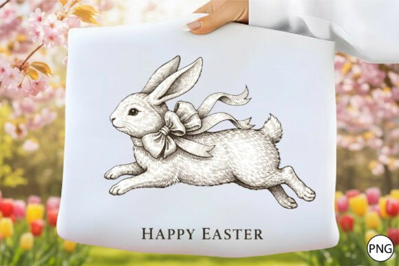 Download Happy Easter Bunny PNG EPS SVG Clipart - Png Collection