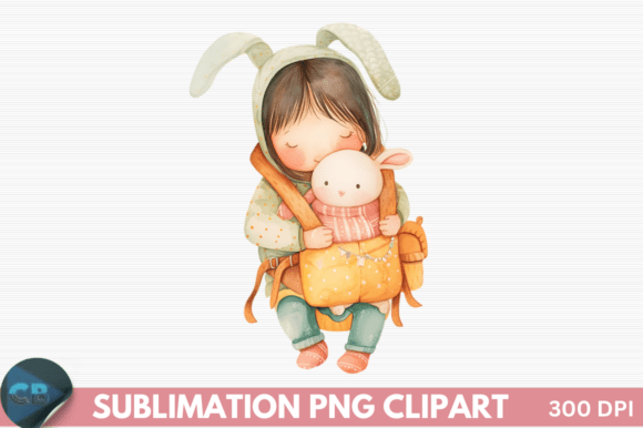 Download Bunny Snuggles Cozy Kid Friend PNG Clipa - Png Collection