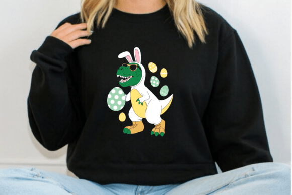 Download Funny Easter Dinosaur Bunny PNG - Png Collection