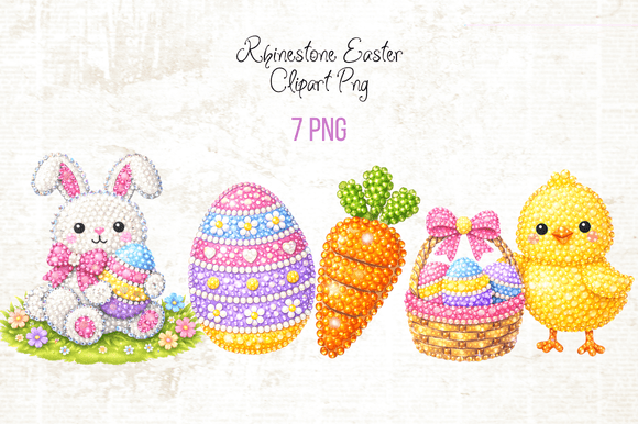 Download Rhinestone Easter Clipart PNG - Png Collection