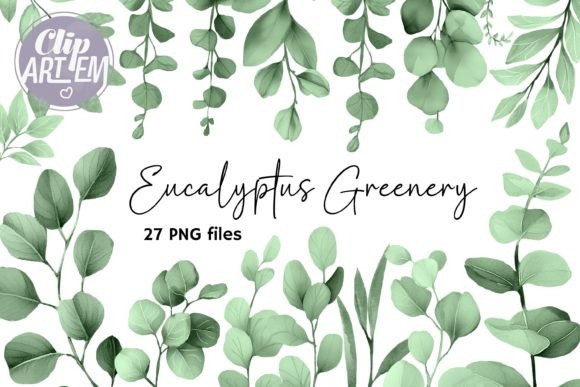 Download Eucalyptus Greenery ClipArt 27 PNG Sage - Png Collection