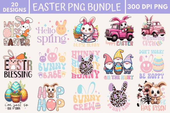 Download Easter Png Bundle, Easter Sublimation - Png Collection