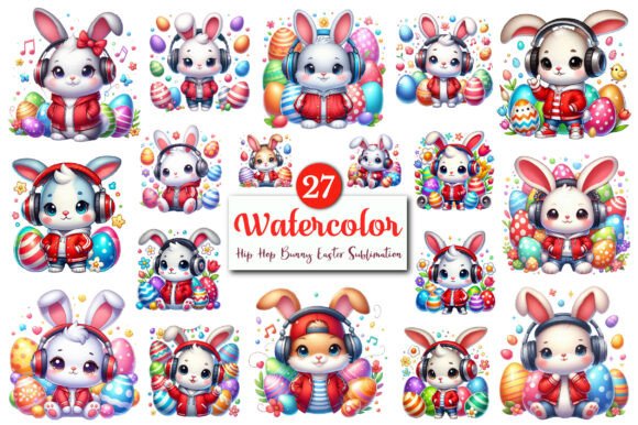 Download Hip Hop Bunny Easter PNG Clipart Bundle - Png Collection