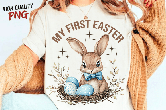 Download My First Easter Bunny Sublimation PNG - Easter bunny sublimation Collection
