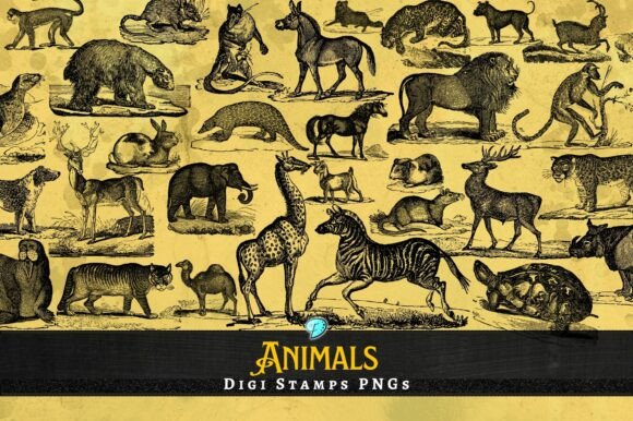 Download Animal Digi Stamps Transparent PNGs - Png Collection