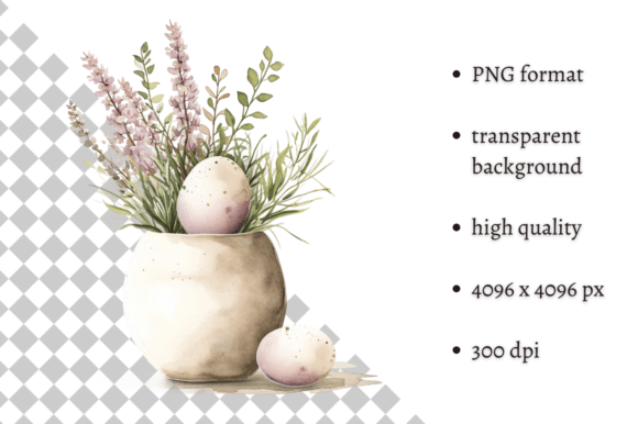 Download Watercolor Easter Illustration PNG - Easter illustration Collection