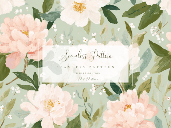 Download Seamless Watercolor Easter Floral Pattern PNG - Png Collection