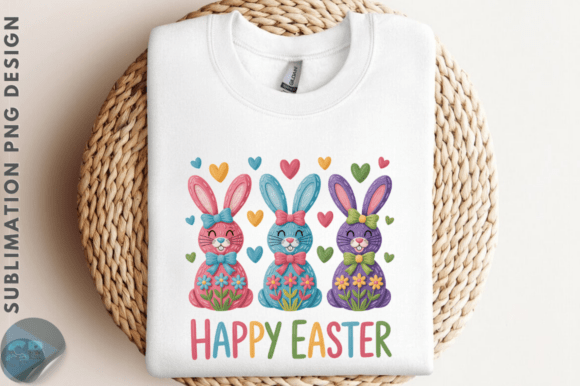 Download Brushstroke Happy Easter Bunny PNG - Png Collection