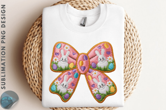 Download Coquette Easter Bow PNG Faux Yarn Easter - Png Collection