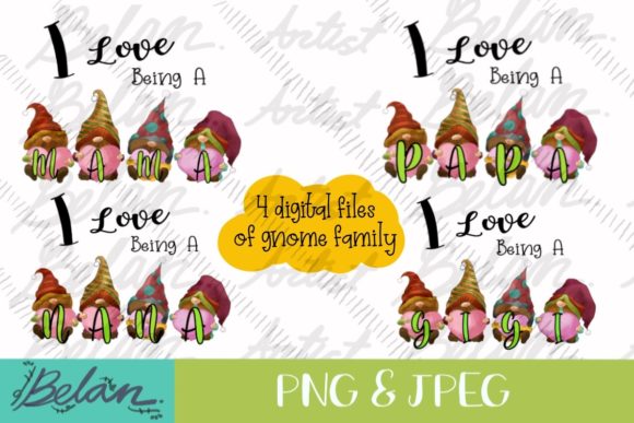 Download Gnome Family Bundle Png Sublimation Desi - Png Collection