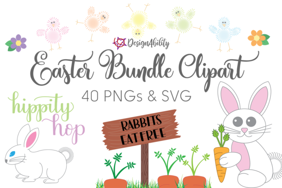 Download Easter Bundle Clipart SVG &amp; PNGs - Png Collection
