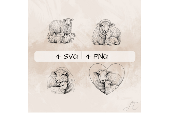 Download Sheep SVG Bundle, Sheep Mother PNG - Png Collection