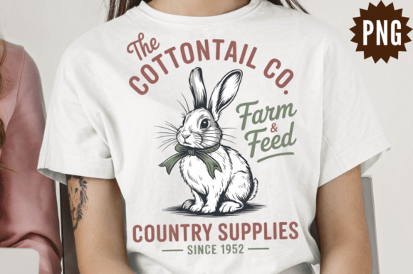 Download Vintage Rabbit Countryside Sign PNG Desi - Png Collection