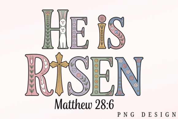 Download Easter He is Risen Christian PNG Design - Png Collection
