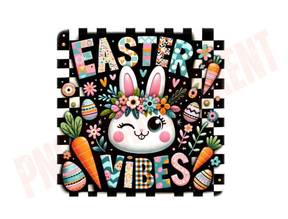 Download Easter Vibes Smiley Png, Bunny Png - Png Collection