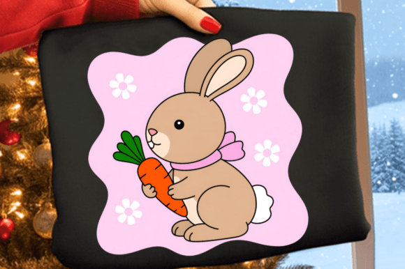 Download Farmhouse Bunny Easter PNG Clipart Desig - Png Collection