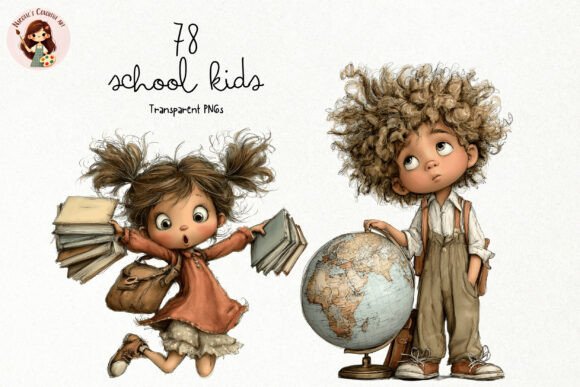 Download Cute School Kids PNG Clipart Bundle - Png Collection