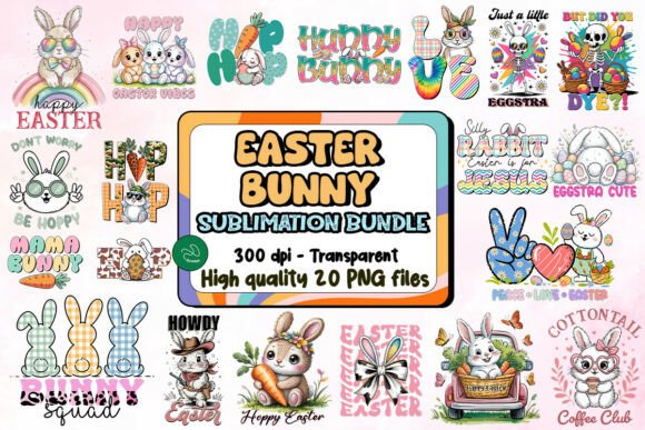 Download Easter Bunny Sublimation Bundle - Easter bunny sublimation Collection
