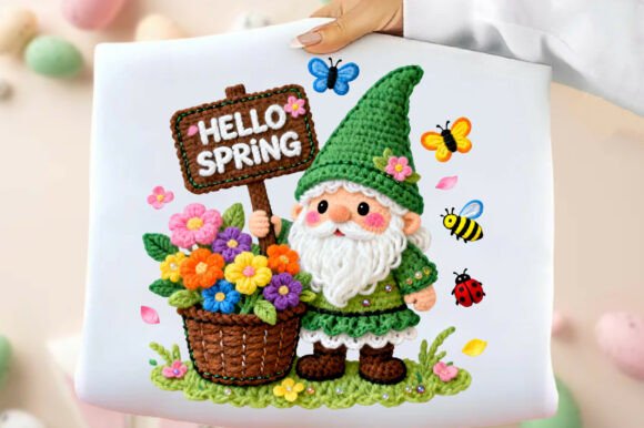 Download Yarn Crochet Spring Gnome PNG - Png Collection