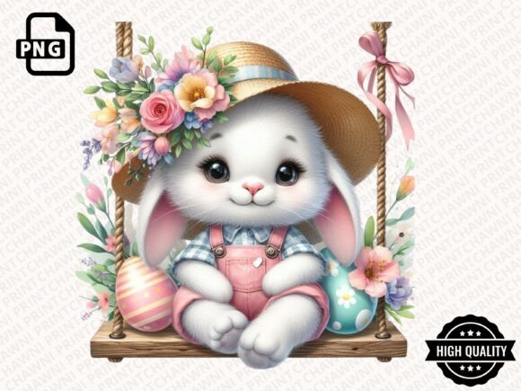 Download Cute Easter Bunny Clipart PNG - Png Collection