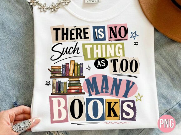 Download Retro Book Lover Quote PNG Tshirt - Png Collection