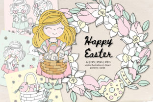 Download Happy Easter Illustration Set - Easter illustration Collection